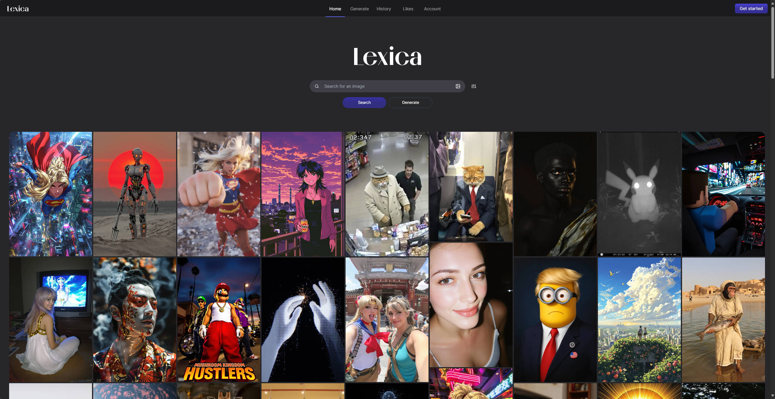 【网站】Lexica