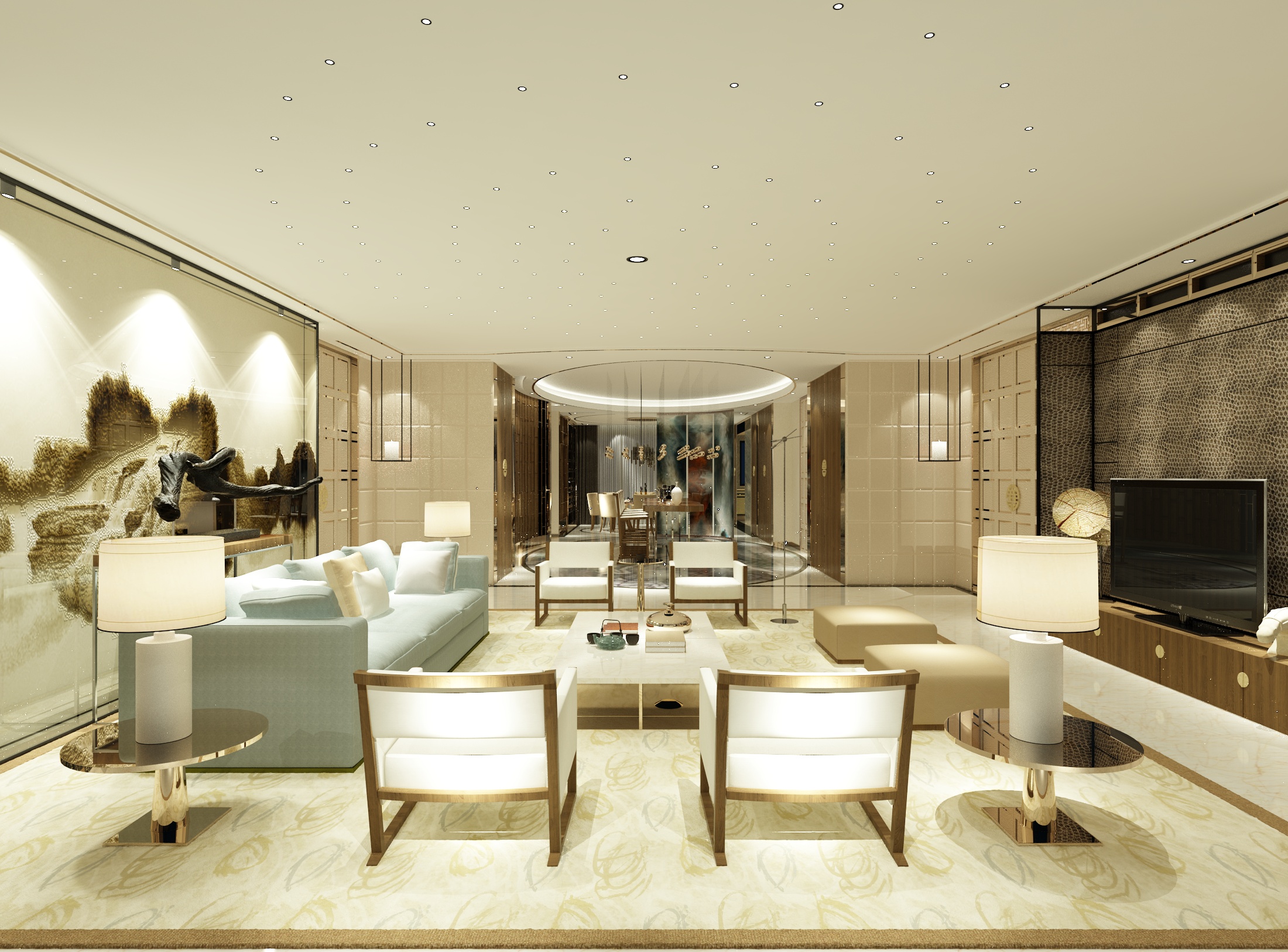 【3D模型】室内设计整体模型2